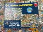 Dubbele puzzel Jan van Haasteren 1000st, Comme neuf, Enlèvement ou Envoi