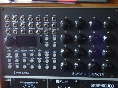 Séquenceur Erica Synths Black, Musique & Instruments, Synthétiseurs, Neuf, Autres nombres, Autres marques, Enlèvement ou Envoi