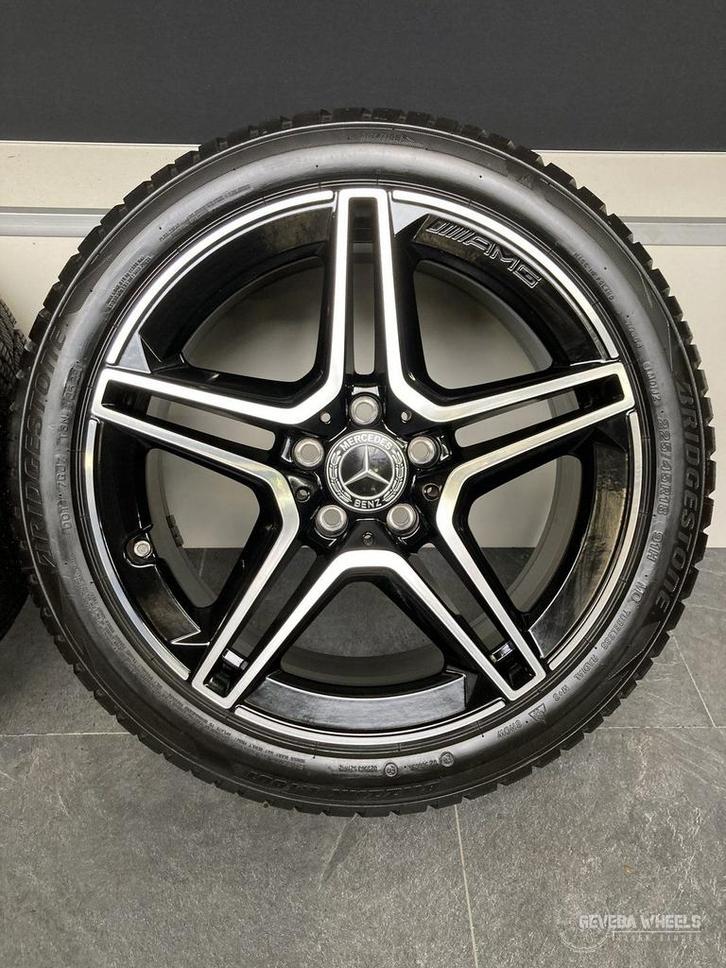 18” originele Mercedes A W177 AMG velgen winterbanden 5x112, Auto-onderdelen, Banden en Velgen, Banden en Velgen, Winterbanden