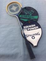 Vintage squash racket, Sport en Fitness, Ophalen, Gebruikt, Racket, Met hoes