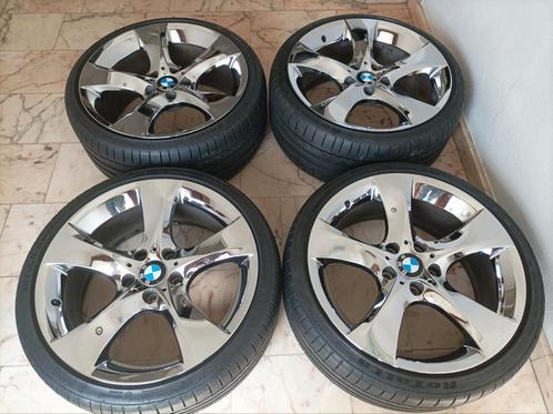 Jantes Bmw chromées pack m 18' Kit été = Etat show-room, Autos : Pièces & Accessoires, Pneus & Jantes, Jante(s), Pneus été, 18 pouces