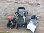 Kinderwagen 3-in-1 Mutsy met maxicosi en accessoires, Kinderen en Baby's, Kinderwagens en Combinaties, Ophalen, Gebruikt, Kinderwagen