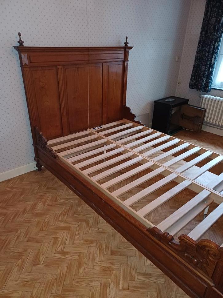 Bed twijfelaar., Maison & Meubles, Chambre à coucher | Lits, Utilisé, Queen size, Bois, Réglable, Enlèvement