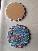 Prachtig Marokkaanse Mozaïek Onderzetters met kurk vanonder, Ophalen