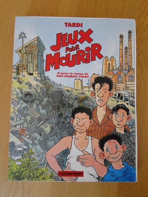 Tardi – Jeux pour Mourir – doos met 7 grote platen., Boeken, Stripverhalen, Zo goed als nieuw, Eén stripboek, Verzenden