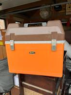 Oude vintage oranje koeler uit de jaren 70, Caravans en Kamperen