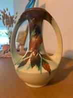 Magnifique vase fabriqué en Belgique, avec motif automnal, Antiquités & Art, Enlèvement ou Envoi