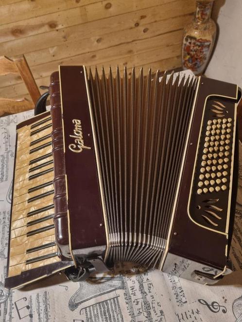 Accordéon Galotta ( Weltmeister), Musique & Instruments, Accordéons, Utilisé, Accordéon à touches, 60 basses, Weltmeister, Enlèvement