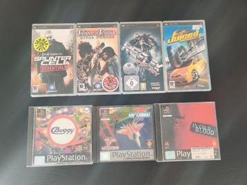 PSP & PS1 games beschikbaar voor biedingen