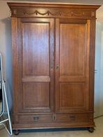 Garde-robe rustique en en chêne, Enlèvement, Chêne, Avec espace de penderie