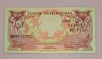 10 Rupiah 1959 Indonesie, Timbres & Monnaies, Billets de banque | Asie, Enlèvement ou Envoi