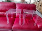 2 tables basses Kartell 40/40/40, Ophalen, Gebruikt, Vierkant, Minder dan 50 cm