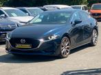 Mazda 3 Sedan 2.0i e-Skyactiv-G Skydrive Business full full, Auto's, Mazda, 4 cilinders, USB, Zwart, Leder
