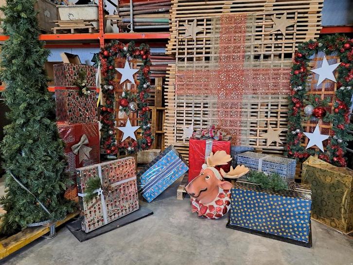 Decor voor kerstmarkt of ontvangst van kerstman., Divers, Noël, Enlèvement