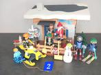 Playmobil Chalet Ski 9280  avec persos et accessoires supp, Kinderen en Baby's, Speelgoed | Playmobil, Ophalen, Gebruikt, Complete set