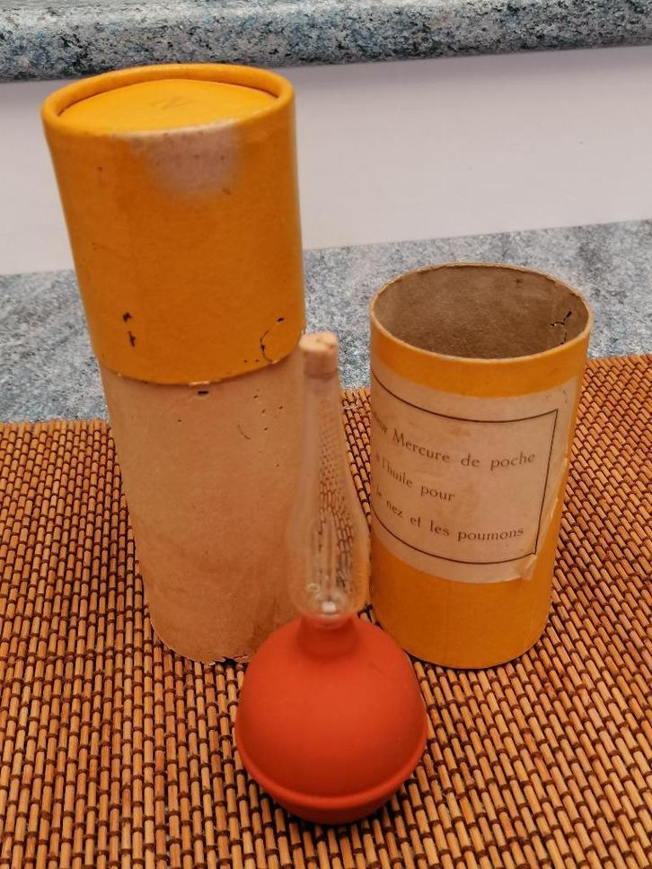 Antieke pulverisateur Mercure de poche gorge,nez & poumons, Antiek en Kunst, Curiosa en Brocante, Ophalen of Verzenden