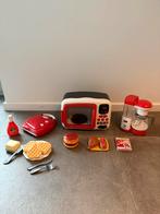Speelgoed koffiemachine, microgolf en wafelijzer, Ophalen, Gebruikt, Kunststof, Speelkeuken-accessoire