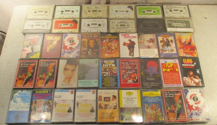 39 Originele Cassettebandjes, Cd's en Dvd's, Cassettebandjes, Zo goed als nieuw, Origineel, 26 bandjes of meer, Ophalen of Verzenden