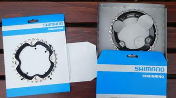 Kettingwielen en cassette Shimano beschikbaar voor biedingen