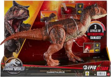 Jurassic World Epic Attack Carnotaurus-figuur (nieuw)