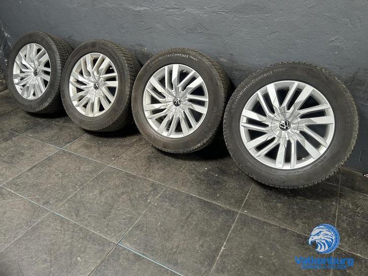 6mm! Originele VW Touareg CR7 Osorno 19 inch velgen TPMS 5x1, Auto-onderdelen, Banden en Velgen, Banden en Velgen, Winterbanden