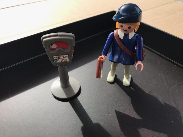 Vintage Playmobil set nr. 3349 Agente met parkeermeter, 1987, Kinderen en Baby's, Speelgoed | Playmobil, Ophalen of Verzenden