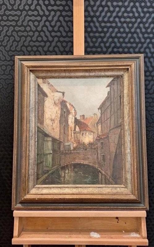 Gesigneerd origineel schilderij op doek van schilder WILLEM, Antiek en Kunst, Kunst | Schilderijen | Klassiek, Ophalen