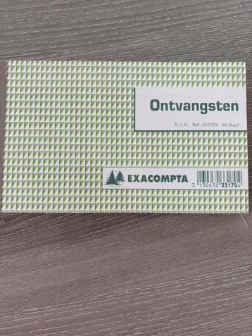 Ontvangstenboekje beschikbaar voor biedingen