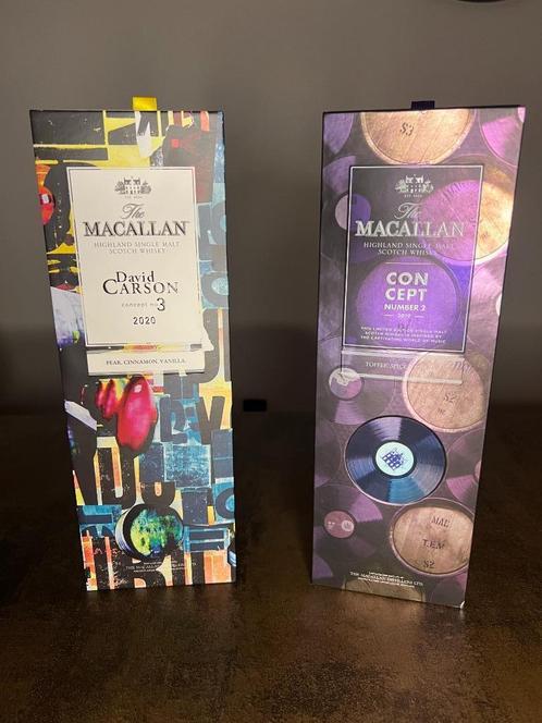 The Macallan Concept - 2 en 3, Verzamelen, Wijnen, Nieuw, Overige typen, Ophalen of Verzenden