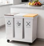 Poubelle de tri sélectif à 3 compartiments., Enlèvement, Comme neuf