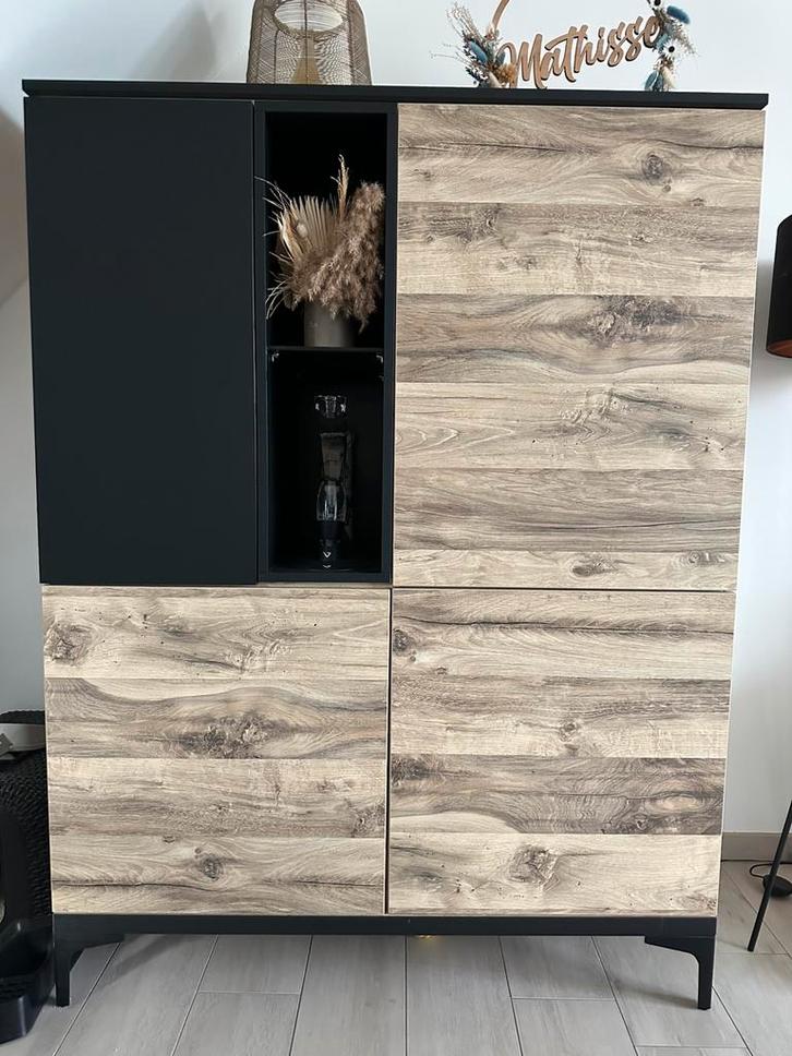 Driedelige woonkamerset: buffetkast, tv-meubel en salontafel, Huis en Inrichting, Kasten | Buffetkasten, Zo goed als nieuw, Ophalen