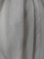 Wit vitrage gordijn met lussen, ca. 1.36 breed x 2.40 hoog, Huis en Inrichting, Gebruikt, Wit, Verzenden