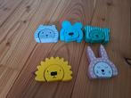 5 houten puzzels, verschillende combinaties mogelijk, Ophalen, Zo goed als nieuw