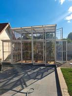 Top volière te koop kleur Ral 9001 in aluminium., Dieren en Toebehoren, Ophalen, Zo goed als nieuw, Aluminium, Volière