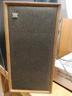 Vintage Wharfdale Super Linton w30D, Audio, Tv en Foto, Luidsprekerboxen, Zo goed als nieuw, Minder dan 60 watt, Front, Rear of Stereo speakers