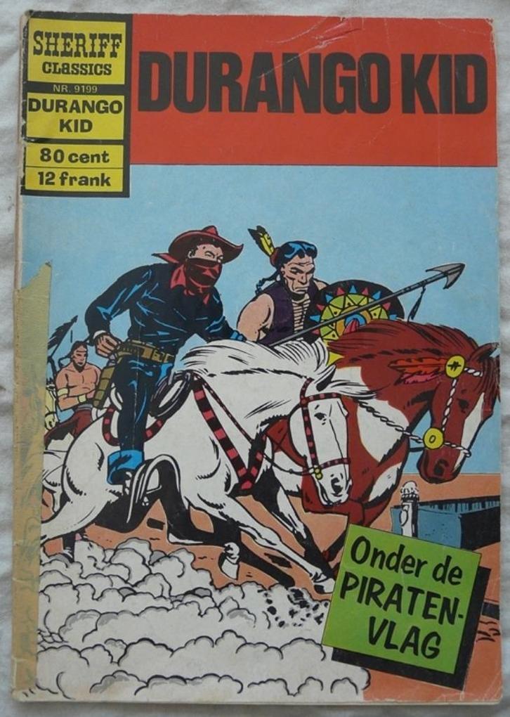 Strip Boek, DURANGO KID, Nr.9199, SHERIFF CLASSICS, 1972.(1), Livres, BD, Utilisé, Une BD, Enlèvement ou Envoi