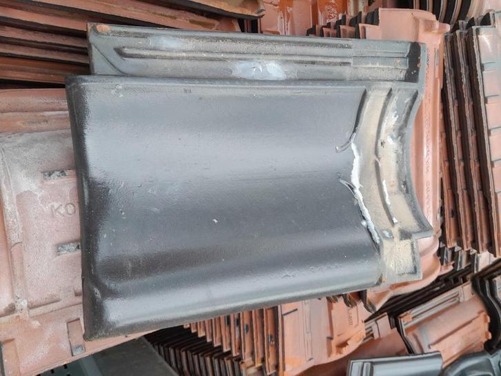 dakpan vhv klassiek, Doe-het-zelf en Bouw, Dakpannen en Dakbedekking, Gebruikt, Dakpannen, Steen of Klei, Zwart, 15 m² of meer