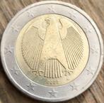 Pièce de 2 euros 2002.A.Aigle fédéral Allemagne, 2 euros, Enlèvement ou Envoi, Monnaie en vrac, Argent