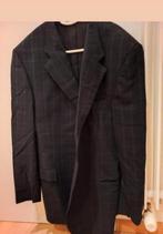 Veste de costume, noire, à carreaux, taille 56, Windsor. Dan, Enlèvement ou Envoi, Neuf, Taille 56/58 (XL), Noir