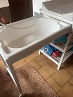 Witte baby wastafel, Huis en Inrichting, Badkamer | Badkamermeubels, Ophalen, Gebruikt, Wasbak of Wastafel, 100 tot 150 cm