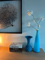 Assortiment blauwe vazen opaline, 50€/stuk, Ophalen of Verzenden, Zo goed als nieuw