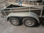 Remork DUBBEL AS., Auto diversen, Aanhangers en Bagagewagens, Ophalen, Zo goed als nieuw