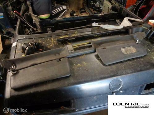 zwarte zonnekleppen en hemeltje e30 cabriolet cabrio 325i et, Auto-onderdelen, Interieur en Bekleding, BMW, Gebruikt, Ophalen of Verzenden