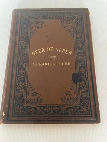 Boek 'over de Alpen' 1882