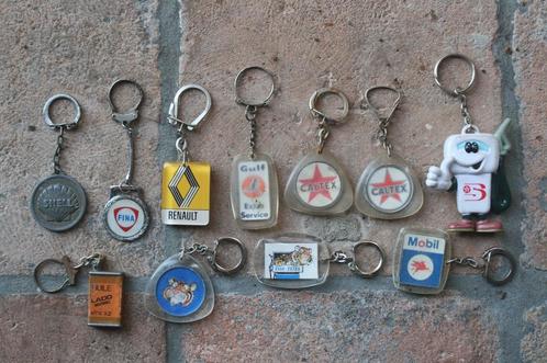 Sleutelhangers (1960) shell, caltex, esso, mobiloil, gulf,.., Verzamelen, Merken en Reclamevoorwerpen, Gebruikt, Gebruiksvoorwerp