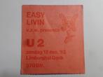 billet de concert U2 1982 Limburhal ! ! ! RARE, CD & DVD, Envoi, Comme neuf