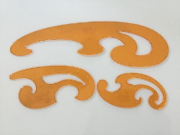 3-delige Rotring Burmeister curve centro set, Diversen, Schoolbenodigdheden, Ophalen of Verzenden