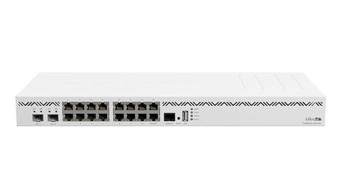 Router Mikrotik CCR2004 2x10G & 16x1G dual power rack mount, Informatique & Logiciels, Routeurs & Modems, Comme neuf, Routeur