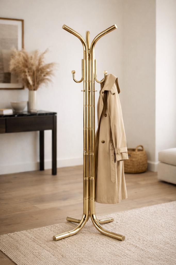 Prachtige vintage kapstok, Huis en Inrichting, Woonaccessoires | Kapstokken, Gebruikt, Staande kapstok, 150 tot 200 cm, Metaal