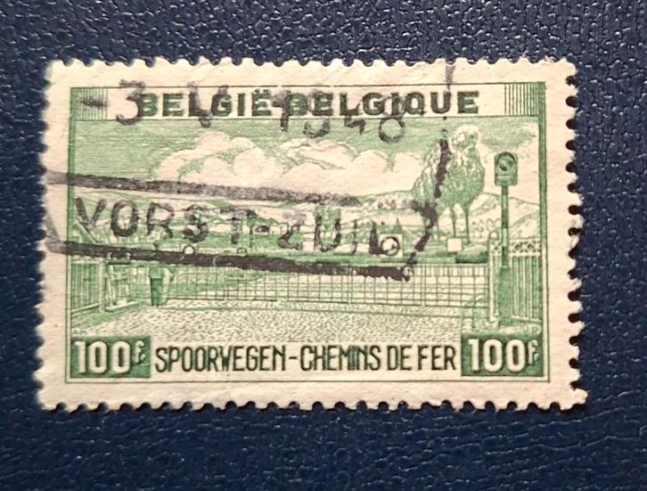 Timbre Belgium OBP TR294, Timbres & Monnaies, Timbres | Europe | Belgique, Affranchi, Trains, Enlèvement